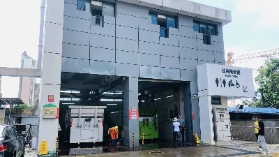沐鸣娱乐环保-梅总视察深圳龙城市政项目垃圾转运站